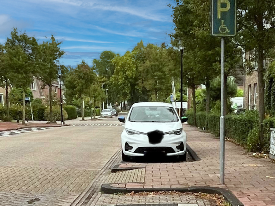 Gehandicapten parkeerplaatsen in de gemeente Woerden