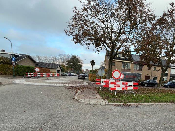 Tijdelijke verkeersborden en afzettingen